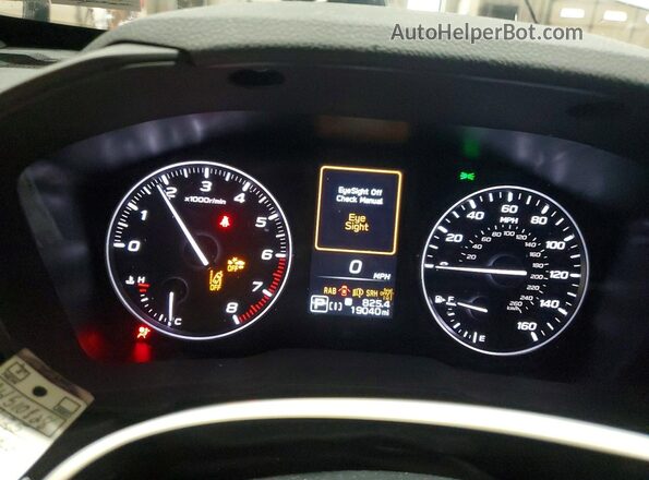 JF2SLDRC2SH510828 2025 SUBARU FORESTER Серебряный Вид щитка приборов