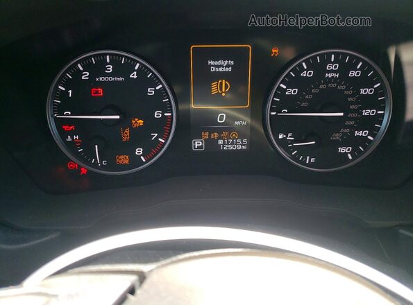 JF2SLDRC4SH472471 2025 SUBARU FORESTER Серый Вид щитка приборов