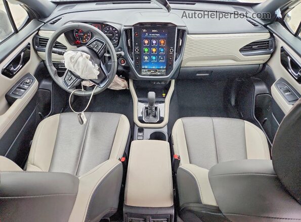 JF2SLDRC7SH582849 2025 SUBARU FORESTER White Widok deski rozdzielczej