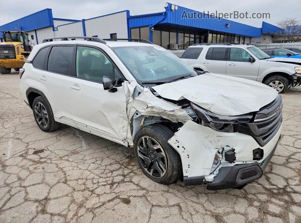 JF2SLDRC7SH582849 2025 SUBARU FORESTER White Przód prawy