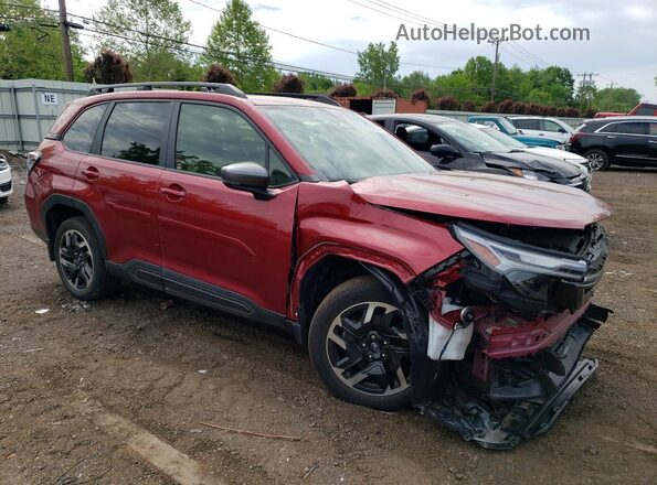 JF2SLDRC8SH435617 2025 SUBARU FORESTER Burgundy Передня права чверть