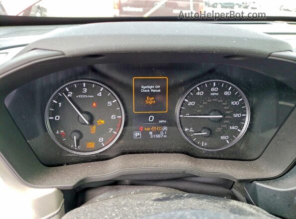 JF2SLDRC8SH435617 2025 SUBARU FORESTER Burgundy Вид щитка приладів