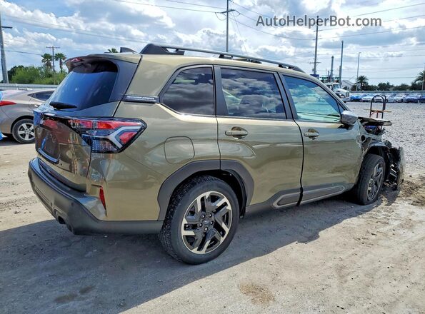 JF2SLDRC8SH513605 2025 SUBARU FORESTER Зеленый Задняя правая четверть