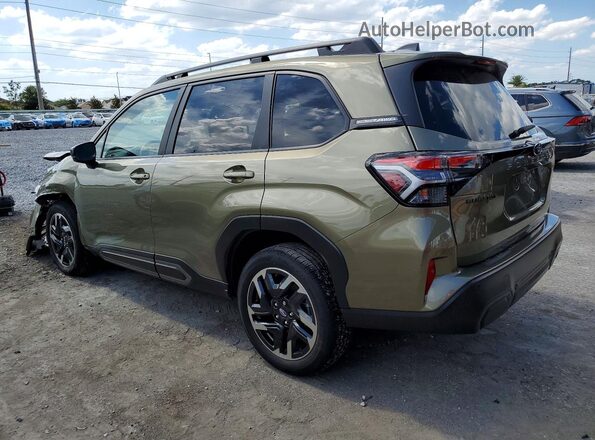 JF2SLDRC8SH513605 2025 SUBARU FORESTER Зеленый Задняя левая четверть