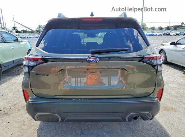 JF2SLDRC8SH513605 2025 SUBARU FORESTER Зеленый Вид сзади