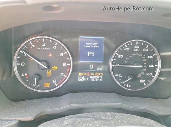 JF2SLDRC8SH513605 2025 SUBARU FORESTER Зеленый Вид щитка приборов