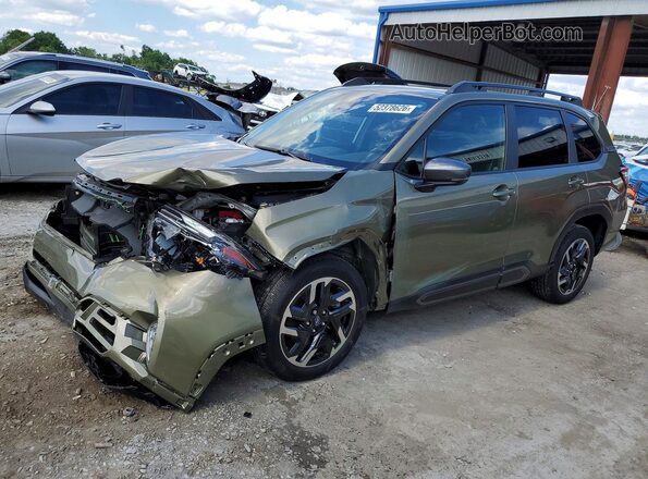 JF2SLDRC8SH513605 2025 SUBARU FORESTER Зеленый Передняя левая четверть
