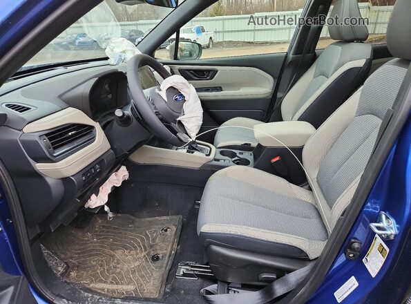 JF2SLSED2SH439438 2025 SUBARU FORESTER Синий Вид салона спереди