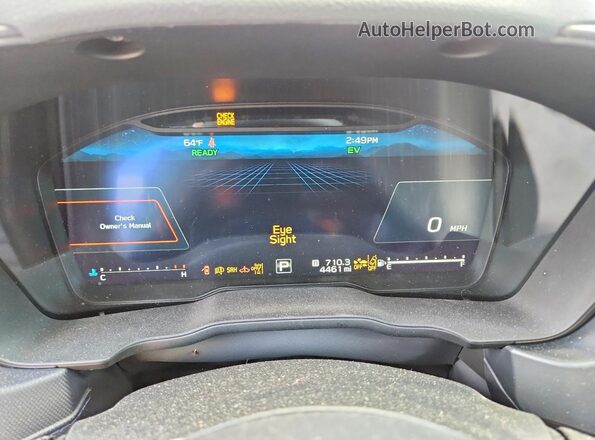 JF2SLSED4SH431356 2025 SUBARU FORESTER Серый Вид щитка приборов