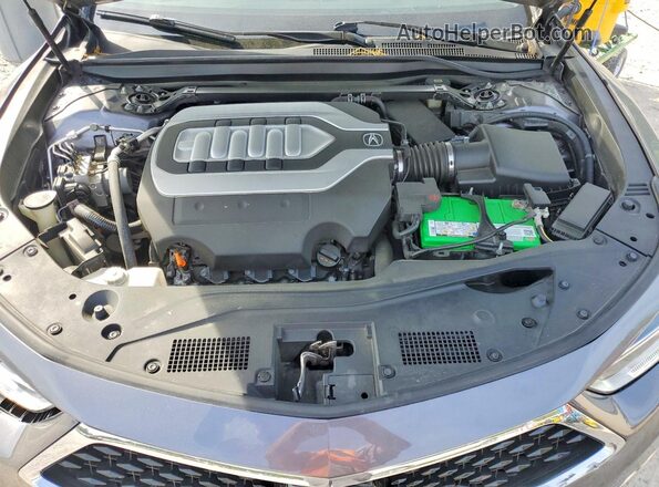 JH4KC1F56JC000365 2018 ACURA RLX Серый Вид задней части салона