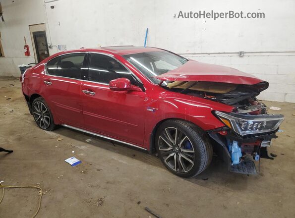JH4KC2F90JC000189 2018 ACURA RLX Red Delantero derecho