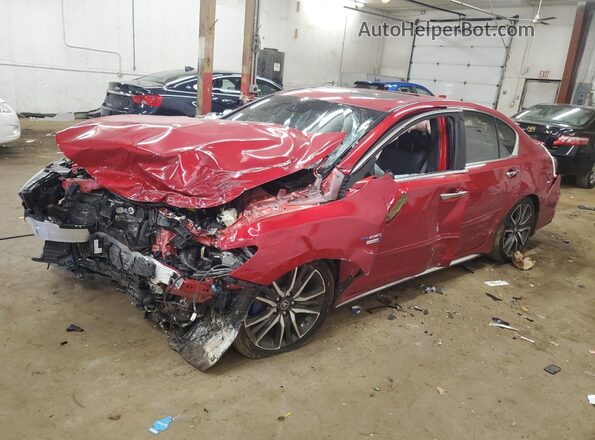 JH4KC2F90JC000189 2018 ACURA RLX Red Vista tres cuartos delantera izquierda