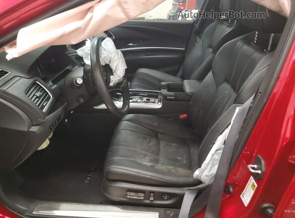 JH4KC2F90JC000189 2018 ACURA RLX Red Vista interior delantera