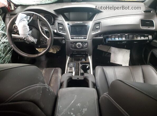 JH4KC2F90JC000189 2018 ACURA RLX Red Vista del salpicadero