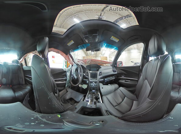 JH4KC2F90JC000189 2018 ACURA RLX Red Vista de la etiqueta del VIN