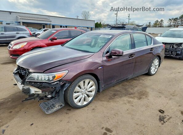 JH4KC2F91HC000020 2017 ACURA RLX Темно-бордовый Передняя левая четверть