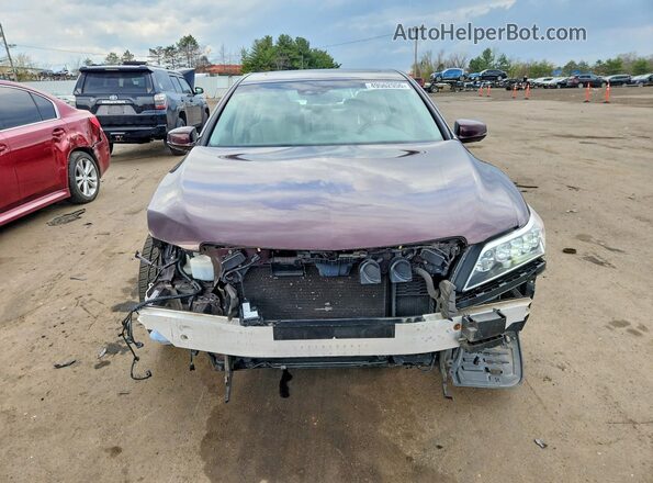 JH4KC2F91HC000020 2017 ACURA RLX Темно-бордовый Вид спереди