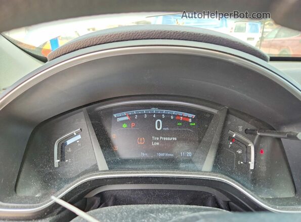 JHLRW2H50KX009151 2019 HONDA CR-V Silver Սարքավորումների վահանակի տեսք