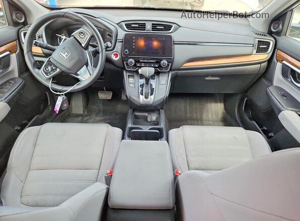 JHLRW2H50KX009151 2019 HONDA CR-V Silver Առջևի վահանակի տեսք