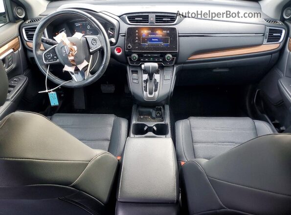 JHLRW2H89KX016660 2019 HONDA CR-V Серый Вид панели приборов