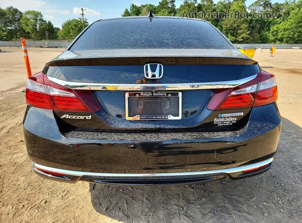 JHMCR6F30HC001049 2017 HONDA ACCORD Black Հետևի տեսք