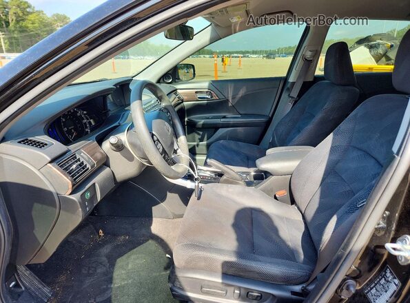JHMCR6F30HC001049 2017 HONDA ACCORD Black Սալոնի դիմացի տեսք
