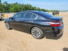 2017 Honda Accord Hybrid Black vin: JHMCR6F30HC001049