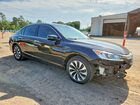 2017 Honda Accord Hybrid Black vin: JHMCR6F30HC001049