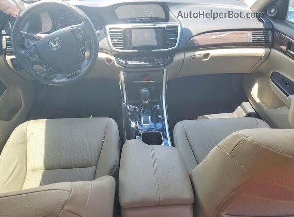 JHMCR6F55HC024456 2017 HONDA ACCORD Blue Առջևի վահանակի տեսք