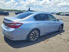 2017 Honda Accord Hybrid Exl Blue vin: JHMCR6F55HC024456