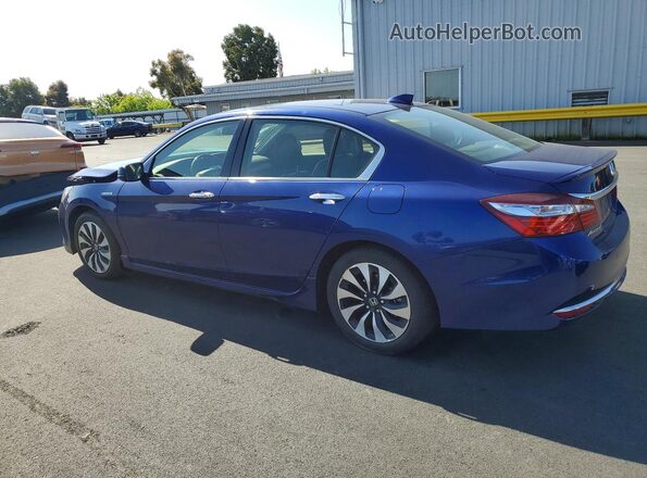 JHMCR6F70HC005685 2017 HONDA ACCORD Blue უკანა მარცხენა