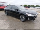 2017 Honda Accord Hybrid Touring Black vin: JHMCR6F70HC024169