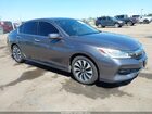 2017 Honda Accord Hybrid Touring Gray vin: JHMCR6F73HC027423