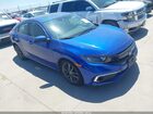 2019 Honda Civic Ex Blue vin: JHMFC1F33KX001483