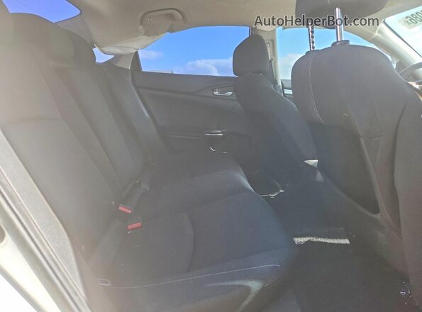 JHMFC1F35JX041756 2018 HONDA CIVIC Белый Вид задних сидений