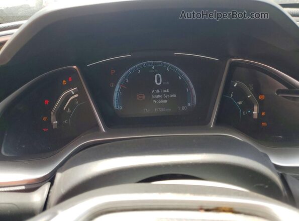 JHMFC1F35JX041756 2018 HONDA CIVIC Белый Вид щитка приборов