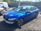 2018 Honda Civic Ex-t Синий vin: JHMFC1F38JX023820
