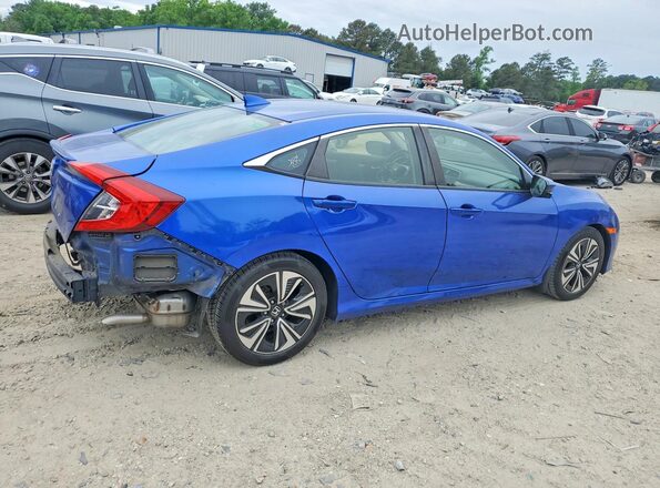JHMFC1F39JX011823 2018 HONDA CIVIC Синий Задняя правая четверть