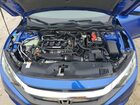 2018 Honda Civic Ex Синий vin: JHMFC1F39JX011823
