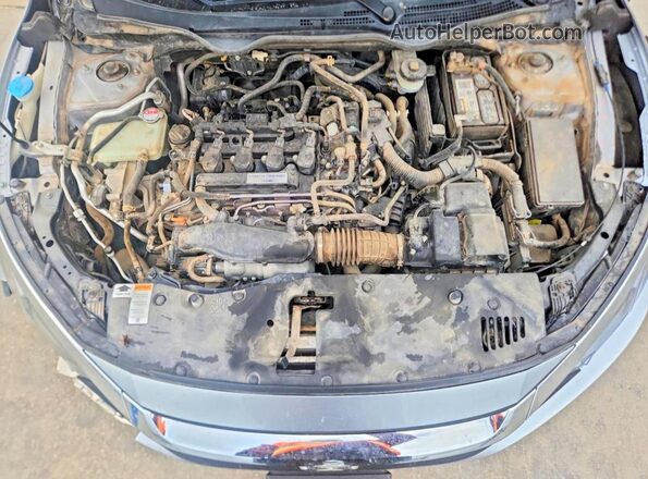 JHMFC1F39JX034390 2018 HONDA CIVIC Silver უკანა სალონის ხედი