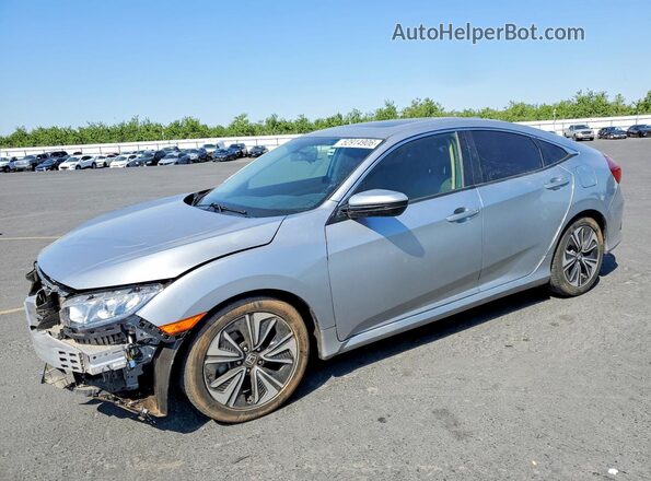 JHMFC1F39JX041811 2018 HONDA CIVIC Silver წინა მარცხენა ხედი სამი მეოთხედიდან
