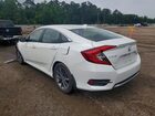 2019 Honda Civic Ex White vin: JHMFC1F3XKX000606