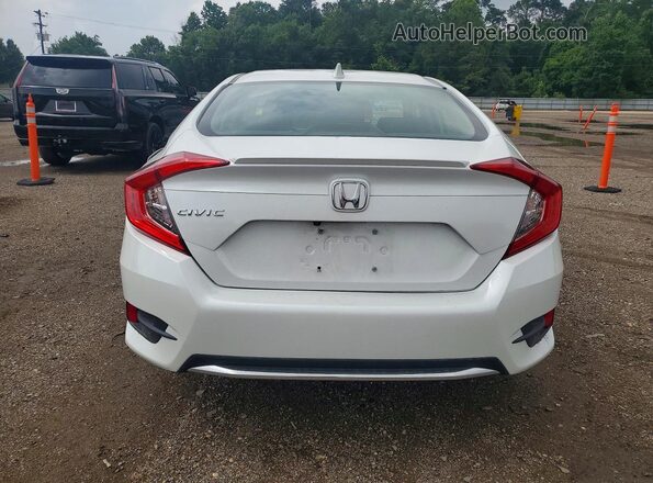 JHMFC1F3XKX000606 2019 HONDA CIVIC White უკანა ხედი