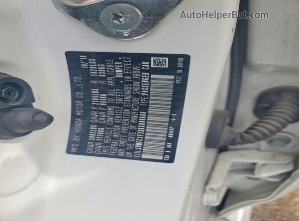 JHMFC1F3XKX000606 2019 HONDA CIVIC White ძრავის განყოფილების ხედი