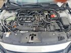 2019 Honda Civic Ex White vin: JHMFC1F3XKX000606