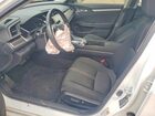 2019 Honda Civic Ex White vin: JHMFC1F3XKX000606