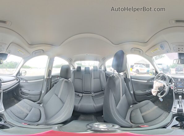 JHMFC1F3XKX000606 2019 HONDA CIVIC White VIN კოდის სტიკერის ხედი