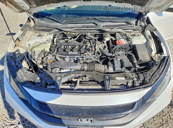 JHMFC1F72KX002112 2019 HONDA CIVIC Белый Вид задней части салона