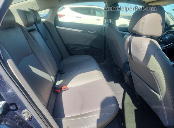 JHMFC1F73JX028250 2018 HONDA CIVIC Черный Вид задних сидений