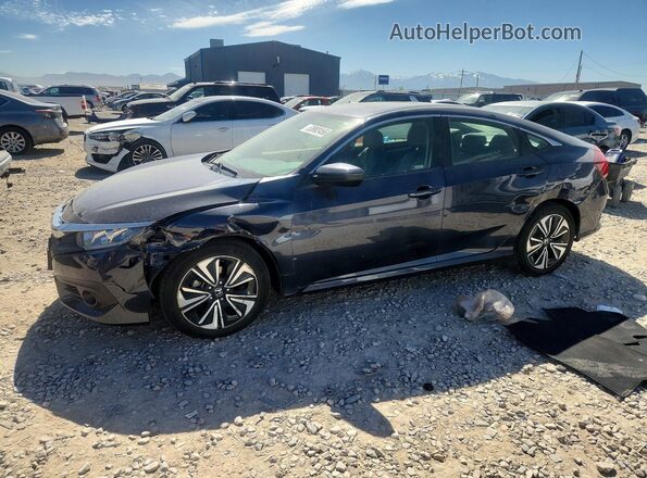 JHMFC1F73JX028250 2018 HONDA CIVIC Черный Передняя левая четверть